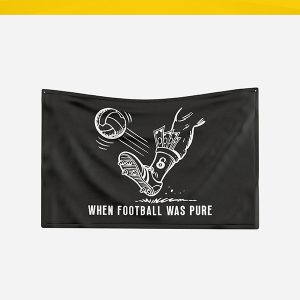 GOOD GLORISE Bendera When Football Was Pure - Black