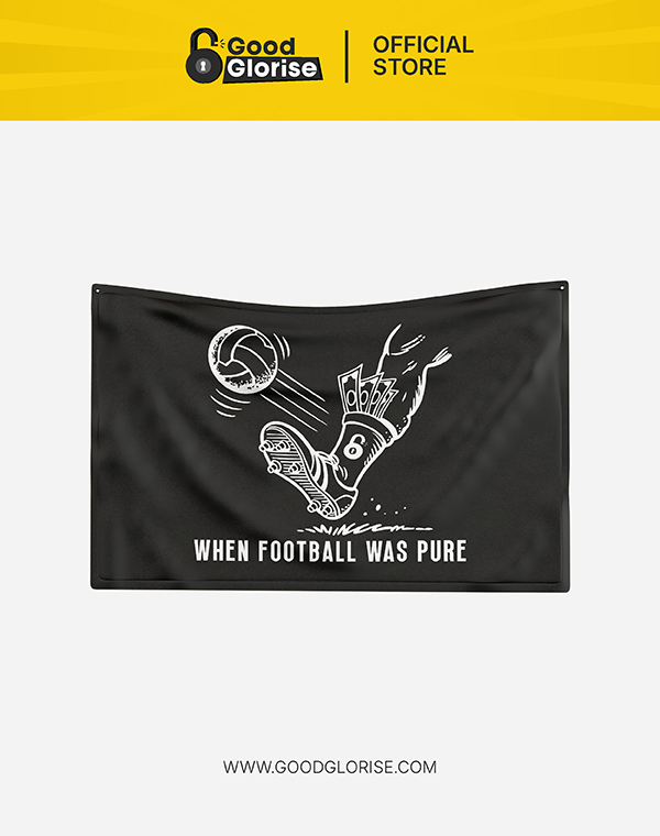 GOOD GLORISE Bendera When Football Was Pure - Black