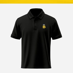 GOOD GLORISE Polo Shirt Mascot - Black