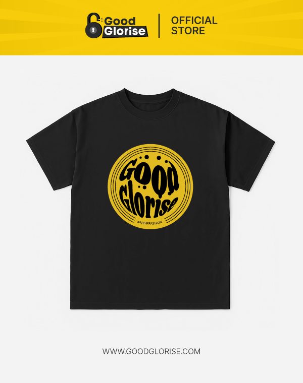 GOOD GLORISE T-Shirt Circle Arsip Passion - Black