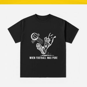 GOOD GLORISE T-Shirt When Football Was Pure - Black